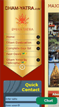 Mobile Screenshot of dham-yatra.com